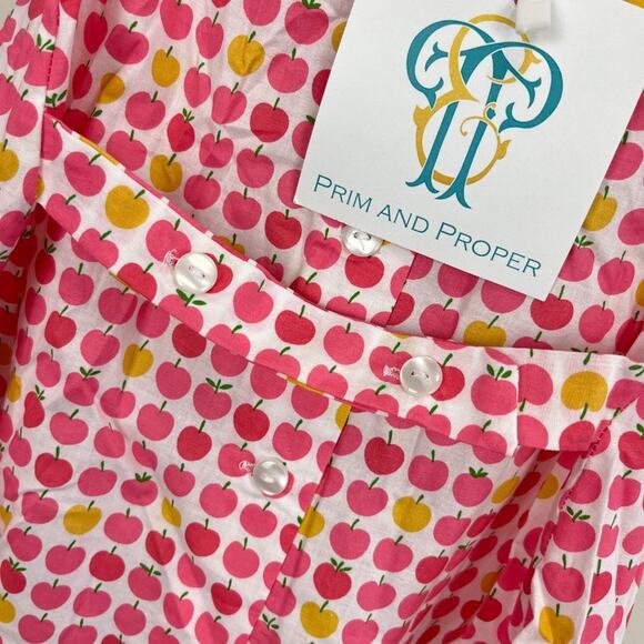 Prim & Proper Girls Collared Apple Dress 18 Months NWT - Picture 8 of 8